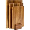 Generico Taglieri a Libro 3 Pezzi Vassoio in Legno da Taglio con Supporto | Set Taglieri A Libro Per Sala Da Pranzo Charcuterie Cucina Casa Piano Di Lavoro Lavello