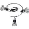 Eglo Barre per faretti E14, 21 W, cromo e nero, 25,5 x 3 x 29,5 cm