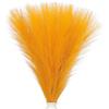 PATIKIL 50pcs 17.7in Pampas Decor Artificial Pampas Bulk Fluffy Faux Orange