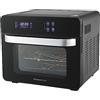 Melchioni Family | Combo Friggitrice ad Aria Forno VITTORIA, 24 litri di Capacità, Friggitrice + Forno Statico e Ventilato con 11 Programmi, 45-230°, Colore Nero