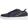 Tommy Hilfiger Uomini TH Basket Corporate Stripes FM0FM06091 Low Top, Blu (Blu Navy), 10.5
