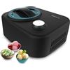 Cecotec Gelatiera con compressore da 0,8 L Gelacy 800. 100 W, Macchina per gelato, Controllo Manuale, Ciotola Estraibile in Alluminio, Gelati in 60 minuti, Automatico.
