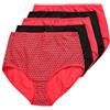 Ulla Popken Donna Slip Ciliegia Amaranto 50+