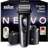 Braun NEVO Rasoio Elettrico Barba, Custodia Da Viaggio, NEVO15115C, Grafite