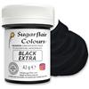 Sugarflair Colours Sugarflair Maximum Concentrated Paste Colour Black, Nero, Colore per Pasta di Zucchero, Marzapane, Colorante Alimentare - 42g