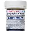 Sugarflair Colours Sugarflair Chocolate Colour Grape Purple, Viola - Colorante Alimentare, Colorante Cioccolato per Colorare Cioccolatini e Praline - 35g