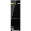 Cecotec Frigorifero Combinato 456L No Frost Bolero CoolMarket Combi 456 Black Glass C. Altezza 201cmx59,5cm Larghezza, MAX INSIDE con VIP Tech, Compressore Inverter Plus, Basso Consumo, Ripiani Vetro