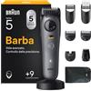 Braun Serie 5 Regolabarba Uomo, Accessori, Custodia, Bt5565, Grigio