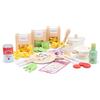 Woet® - Cibo Giocattolo Pasta Set in Legno per Bambini - Alimenti Giocattolo con Pentole, Padelle e Pasta in Feltro - Giocattolo di Imitazione - A Partire da 3 Anni - Regalo per Bambini e Bambine