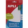 APLI - etichette 13 x 50 mm bianco