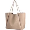 HOXIS Borsa da donna oversize in pelle vegana, borsa da weekender, borsa shopper da viaggio