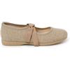 Pisamonas Ballerine di Lino Chiusura Fiocco Grosgrain