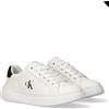 Calvin Klein Low Cut Lace-up Sneaker, White, 39