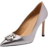BOSS Janet_Pump90_LMNSBB, Pompa Donna, Silver, 37 EU