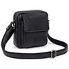 ROYALZ Borsello Tracolla vera Pelle per Uomo Borsa Piccola vero Cuoio Stile Vintage di Qualità Massaner Elegante Mini