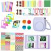 Leebotree Kit di accessori per fotocamera istantanea Instax Mini 13, viola sognante | Custodia protettiva, album, filtri colorati, cornici e adesivi a tema, perfetta per regali e decorazioni fotografiche