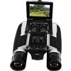 Homeponnew 1080PFHD - Binocolo digitale con zoom ottico 12x, obiettivo 12 x 32, registrazione video 2,5 K, foto 48 MP, display IPS da 2,4 pollici, zoom digitale 8X, per bird watching, escursionismo, campeggio
