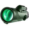 TRDEWR Telescopio Monoculare 80X100 Hd Zoom A Lungo Raggio 8000M Prisma Bak4 Con/senza Clip For Telefono Treppiede Caccia Campeggio Esterno Ingrandimento Nitido(Green Standard)