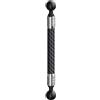 CAZSTYK Pali prolunga in fibra carbonio, doppi snodi, Double 17mm S | Regolabile, per montaggio action camera e smartphone, supporto mobile per fotocamera sportiva, acciaio