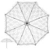 VICASKY Ombrellino Parasole Sposa Bianco in Pizzo Vintage, Piccolo Ombrello Per Danza E Fotografia, Per Sposa E Uso Quotidiano, Manico Comodo