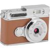 Plyisty Fotocamera Portachiavi, Fotocamera Compatta Vintage con Obiettivo Grandangolare 1080P con Schermo a Colori, Durata della Batteria di 100 Minuti, Ricarica di Tipo C per la (BROWN)
