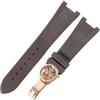 ROUHO Impermeabile Gomma Cinturino Orologio 25mm Morbido Silicone Ricambio Orologio Polsino per Patek Philippe Nautilus 5711 5712