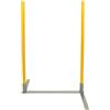 SPORTIKEL24 2by2 Weave Poles - Giallo - Set di 2 aste per slalom Agility con base in metallo - per allenamento e costruzione di parcours-espandibili e mobili