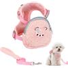 youfengamz Pettorina Cane, Pettorina Gatto, Pettorinas Cane Taglia Piccola, Pettorinas Domestica con piccolo zaino, Easy Walk cane antifuga guinzaglio passeggiata adatto Teddy Bichon taglia S