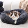 Fhodigogo Letto per cani Letto per gatti Piccolo per animali domestici per cani Rotondi in peluche Nido caldo per gattini con mano inferiore antiscivolo (45 cm) per animali domestici entro 5 kg