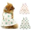 PAIDEFUL Vestiti per cani di piccola taglia, prendisole per cuccioli con gonna estiva a pois con spalline fresche per cani e ragazze, leggero, morbido, maglietta per animali domestici, costume per