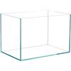 BEGONDIS Cubo in vetro per pesci, 60 x 35 x 40 cm, acquario in vetro ultra bianco, bacino compatto per decorazione domestica