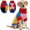 Hjumarayan Maglione per cani di taglia grande, caldo maglione per cani in maglia acrilica con collo alto e foro per imbracatura, abbigliamento invernale per passeggiate per cani | Pit Bull, Lean Lab, Border