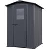GFP Primeyard Casetta da giardino in plastica 129x129x198 cm antracite