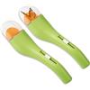 BASVII Catturatore per insetti vivo, extra lungo, per una facile cattura - trappola per ragni interni, ingrandimento 5x, adatta per farfalle, coleotteri, ragni, ecc. (Verde - 2 pezzi)