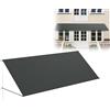 YRHome Tenda da sole retrattile, 350 x 145 cm, tenda da sole per balcone e terrazza/giardino, resistente alle intemperie, con protezione UV, accessori di montaggio, ideale per finestre e balconi