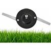 QIANAI Disco di Taglio a Due Livelli con 2 Lame in Acciaio al Manganese - per Tagliabordi a Batteria Einhell - Modelli GE-CT 18 LI, GC-CT 18/24, BG-CT 18 LI, BG-CB 18 LI, RG-CT 18/1 LI, Silver Blades