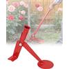Generico Estrattore di ceppi d'albero, Estrattore di Pali for Recinzione for carichi Pesanti, Estrattore di Radici da Giardino, Estrattore di Alberi Portatile e Estrattore di Pali(Red-No Handle)