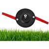 QIANAI Disco di Taglio a Due Livelli con 2 Lame in Acciaio al Manganese - per Tagliabordi a Batteria Einhell - Modelli GE-CT 18 LI, GC-CT 18/24, BG-CT 18 LI, BG-CB 18 LI, RG-CT 18/1 LI, Red Blades