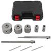 Poyujkyhr Set di seghe a tazza SDS Plus/Max da 30-100 mm, per calcestruzzo, mattoni | Set di 9 seghe a tazza professionali con punte di centraggio SDS Plus/Max, dimensioni 30-100 mm, per calcestruzzo
