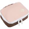 Béaba, Borsa Termica Porta Pranzo, Lunch Box, Porta Merenda, Termica, Waterproof, Etichetta Nome, Capacità 2,7L, Zip Grande, Effetto Gomma, Faro, Marshmallow