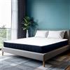 TANHK Materasso Memory Foam 160x190, 22cm, Rigidità Media, Spessore Migliorato, Rivestimento 100% cotone, Made in Italy