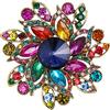Clearine Marquise Cristalli austriaci Strass Spilla Fiore Elegante per Donne