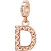 Rosato Charm Donna In Argento Con Simbolo Lettere | Collezione Storie - RZ082