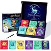 Thoughtfully Harry Potter Tè Set Regalo - 48 Bustine in 6 Gusti | 48 bustine di tè verde e nero in 6 gusti con cucchiaino - ufficialmente concesso in licenza - By Thoughtfully