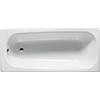 Roca A212106001 - Vasca da bagno Contesa in acrilico e acciaio, 120 x 70 cm, colore bianco