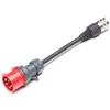 juice technology Adattatore connettore Juice technology CEE32 400V Rosso/Nero [EA-JC32]