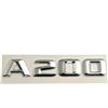 Generico Adesivo 3D con lettere cromate in ABS for il baule posteriore dell'auto, emblema, logo, compatibile con gli accessori A45, A180, A200, A250, A260, W176 e W177.(A200)