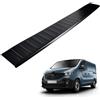 CHROMEMASTER| Protezione paraurti Posteriore | Compatibile con Renault Trafic 2 2014- | Acciaio inossidabile verniciato nero, opaco | Protezione paraurti protegge la vernice del paraurti dai graffi