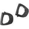 Kivivaka Coppia di guarnizioni per specchietto retrovisore Mercedes Classe A W169 Classe B W246 - Coppia di cuscinetti di montaggio per specchietto retrovisore in ABS nero