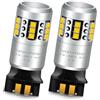 Ruiandsion PW24W PWY24W - Lampadina LED Gialla 21 SMD 800LM, 10-30V AC, Senza Polarità, Super Luminosa, Confezione da 2, Sostituzione per Luci di Direzione Anteriori Auto